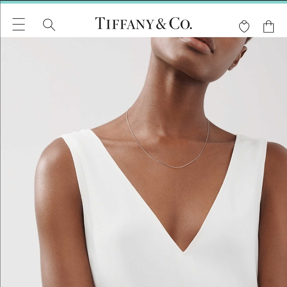 Tiffany’s sterling silver chain 20”